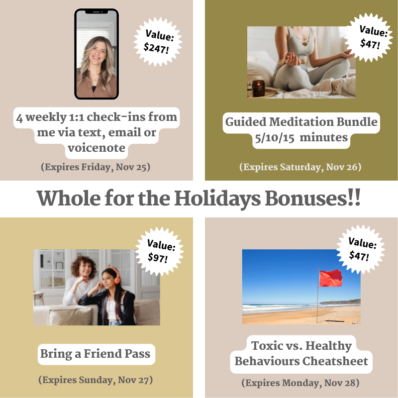 Whole for the Holidays Bonuses!! (2)